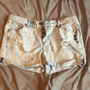 White short shorts